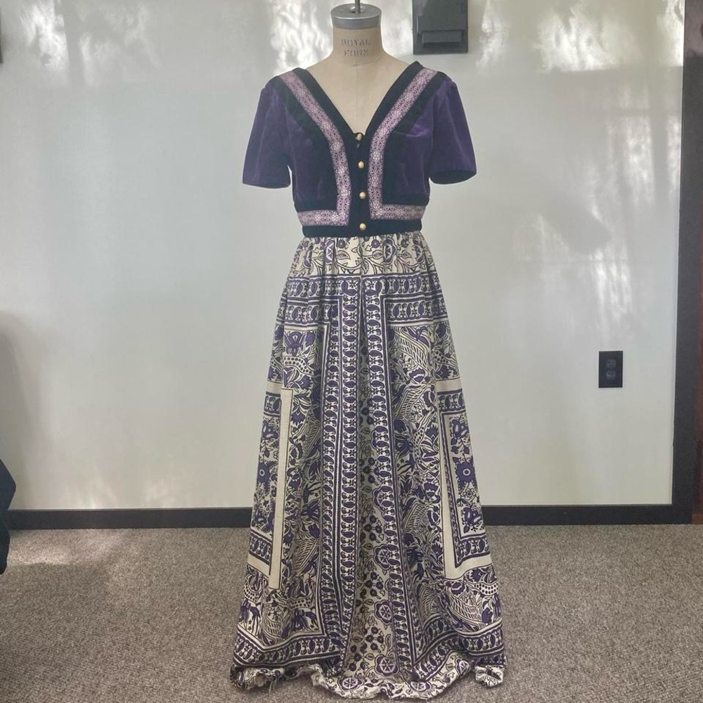 Vintage 70s Jay Morley for Fern Violette dress
